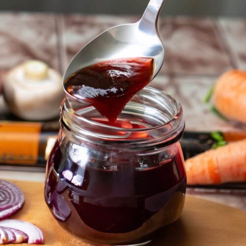 Red Wine Reduction Steak Sauce Recipe | Homemade Sauce