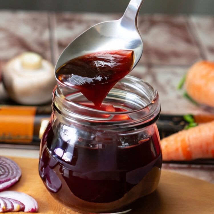 Red Wine Reduction Steak Sauce Recipe | Homemade Sauce