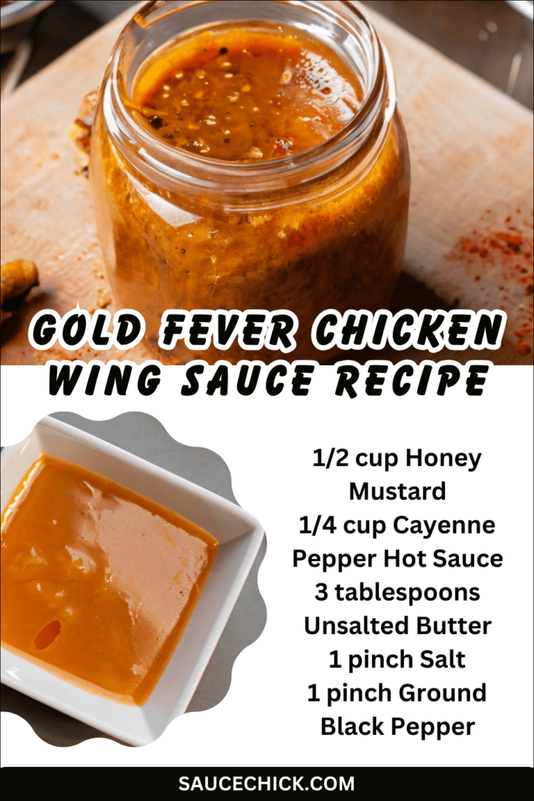Gold Fever Chicken Wing Sauce - The Ultimate Flavor Sensation
