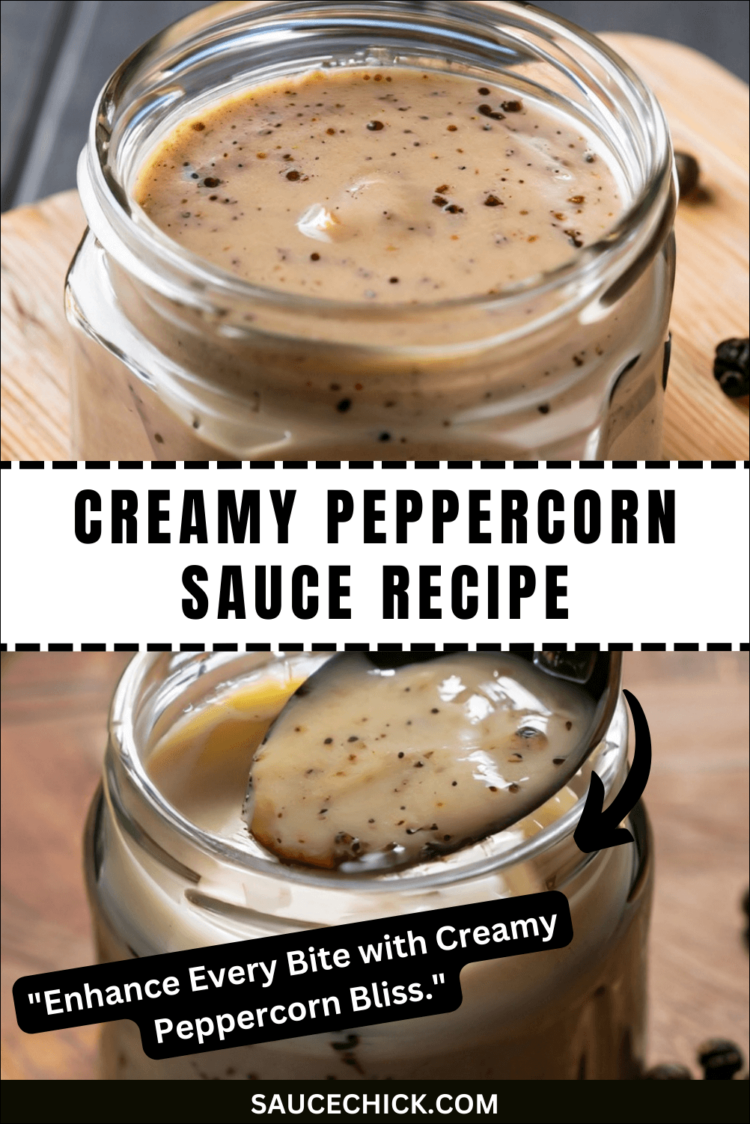 Creamy Peppercorn Sauce Recipe For Rich And Favorable Taste