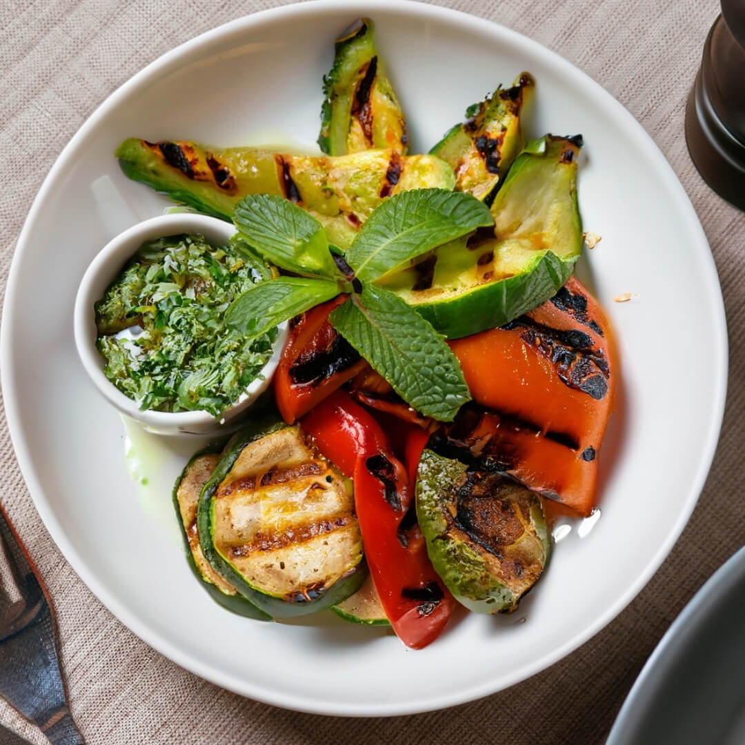 Image showcasing Fresh Mint Sauce Recipe: Cool Elegance for Culinary Delight