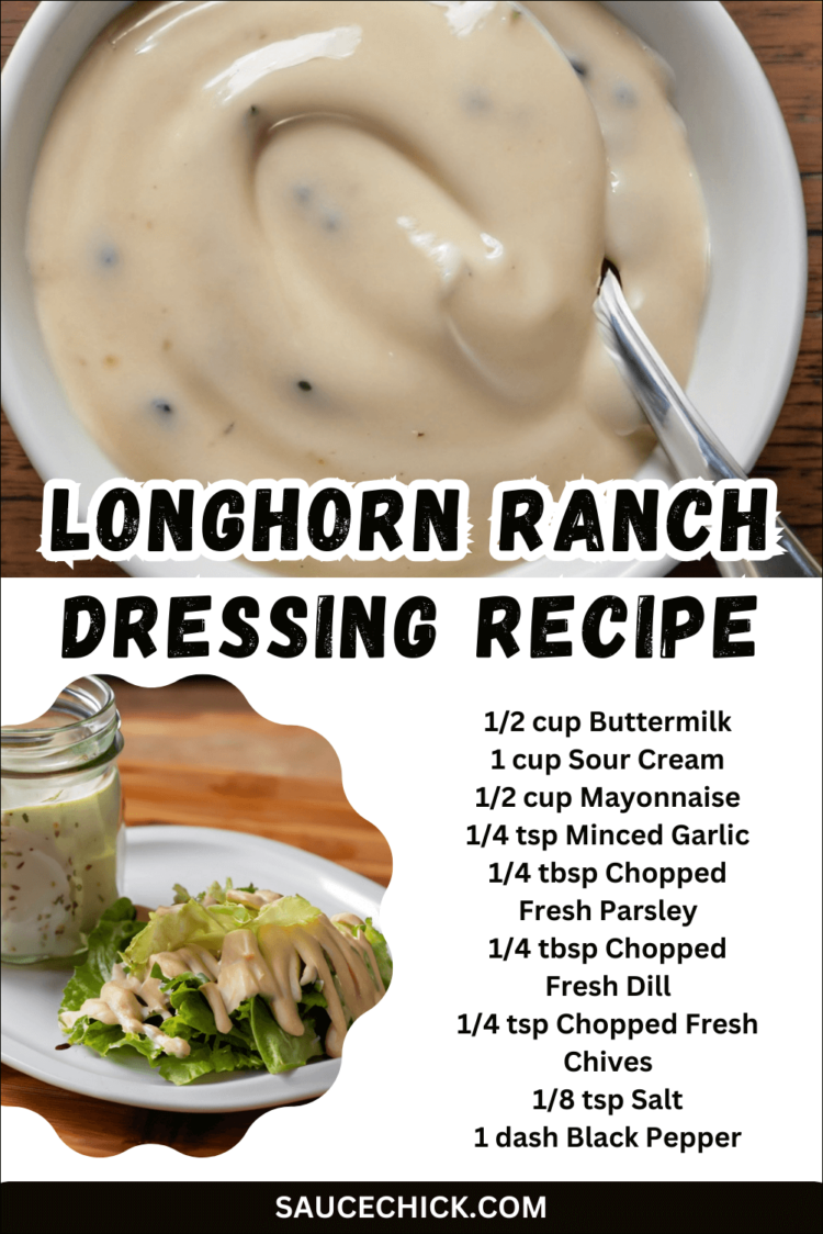 Longhorn Ranch Dressing Recipe | Homemade Dressing Guide