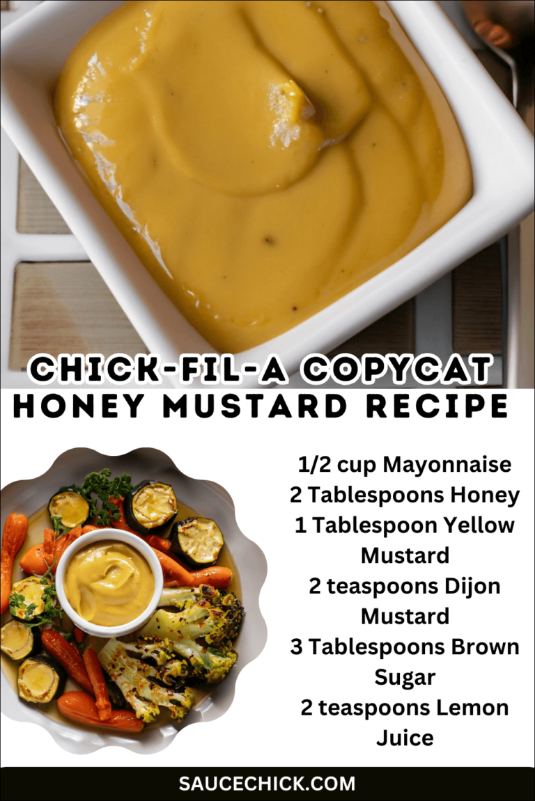 ChickFilA Copycat Honey Mustard Recipe Homemade Dressing