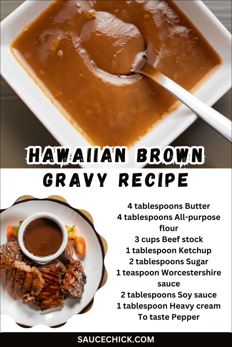 Hawaiian Brown Gravy Recipe Tropical Delight for Culinary Flavors